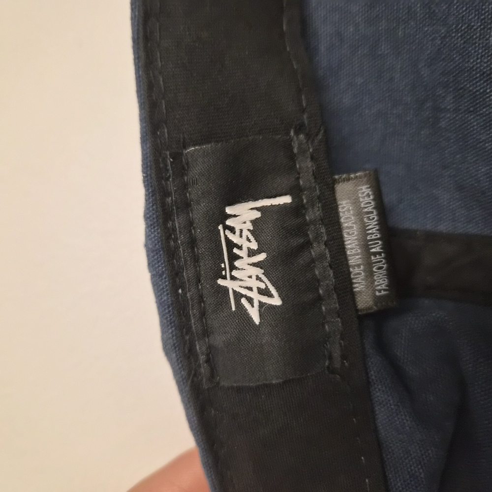 Navy Stüssy 1980 embroidered logo cap - Picture 8 of 9